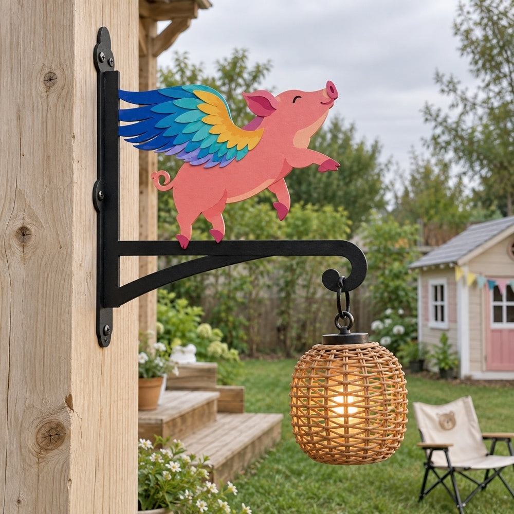 Hanging Basket Bracket – Flying Pig