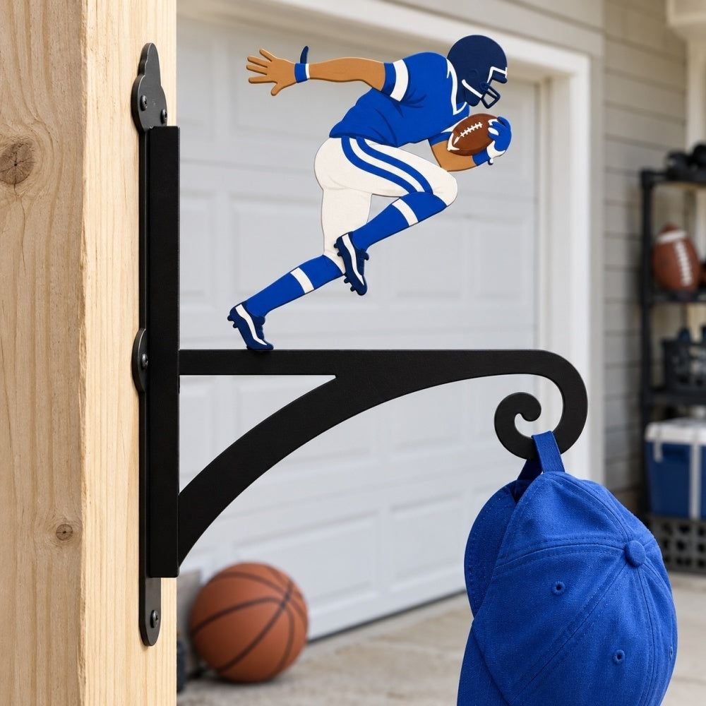 Hanging Basket Bracket – American Football Player Sports