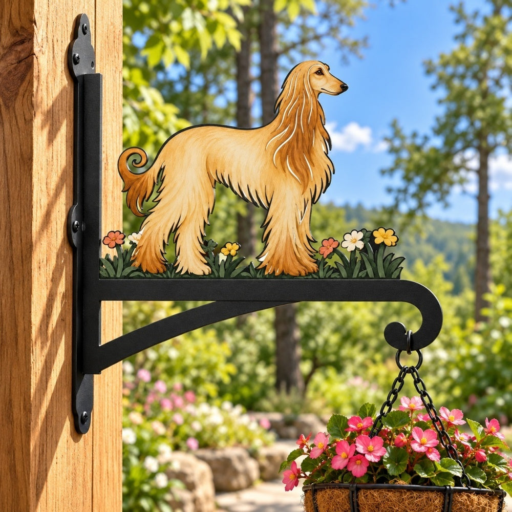 Hanging Basket Bracket – Elegant Afghan Hound