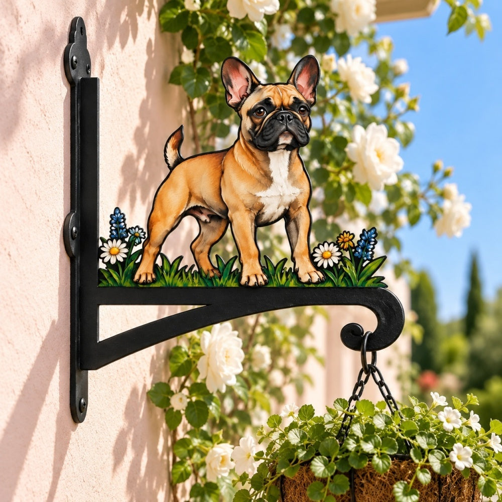 Hanging Basket Bracket – French Bulldog