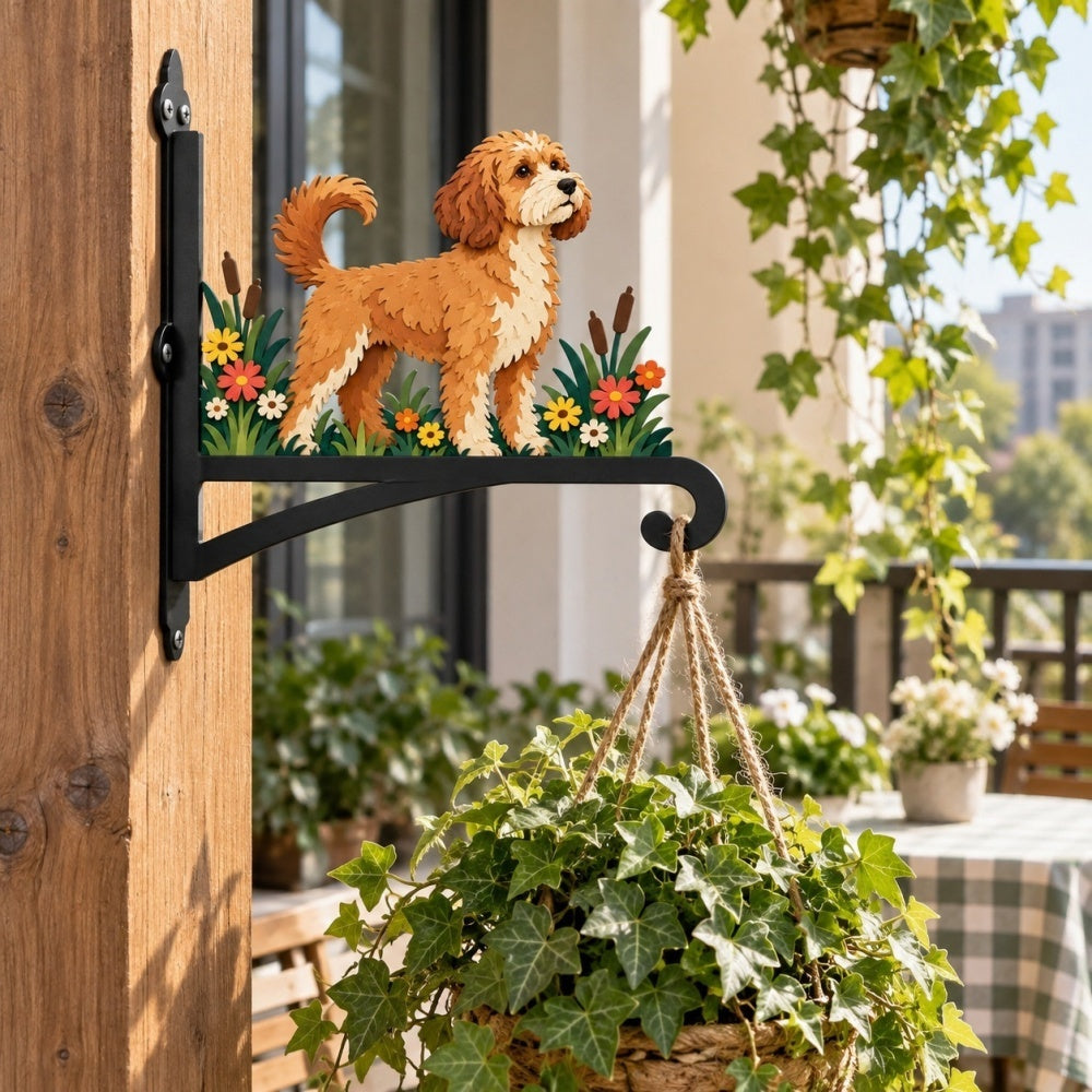 Hanging Basket Bracket – Bichon Frise