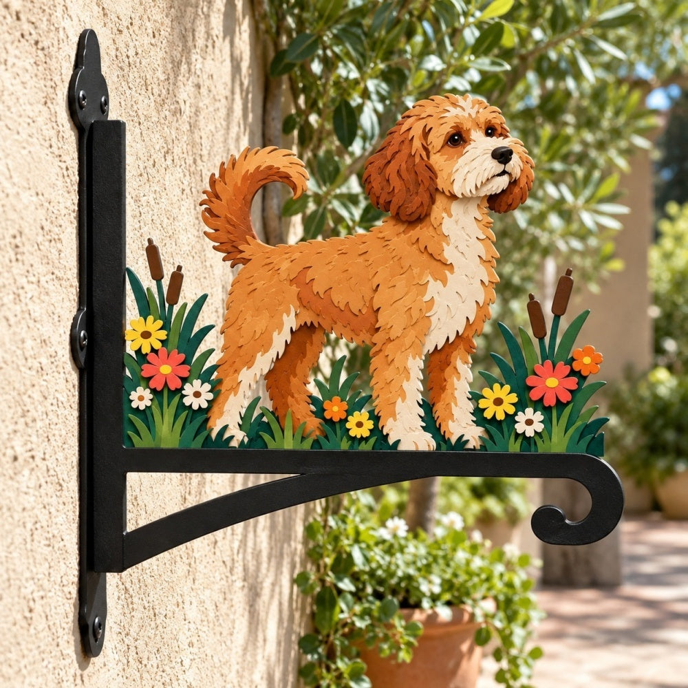 Hanging Basket Bracket – Bichon Frise