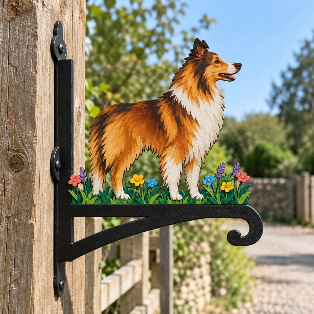 Hanging Basket Bracket – Shetland Sheepdog