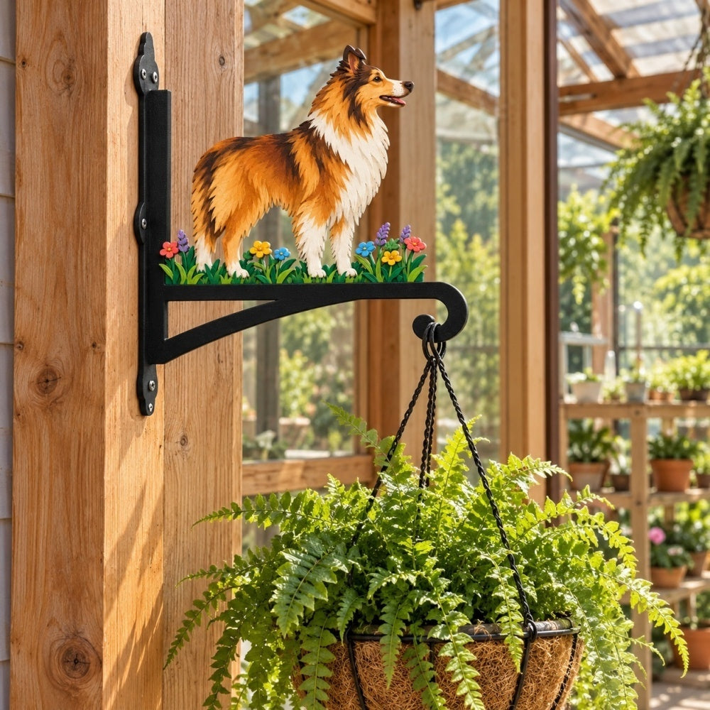 Hanging Basket Bracket – Shetland Sheepdog