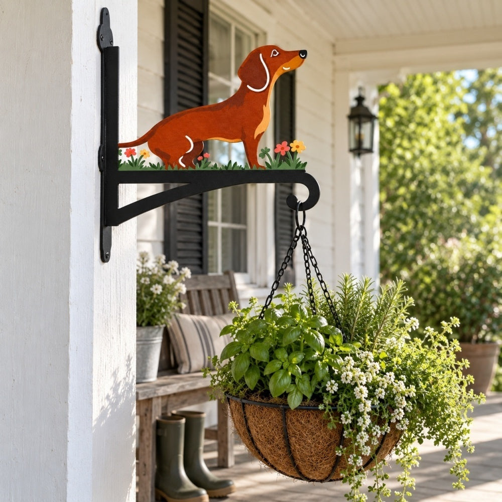 Hanging Basket Bracket – Dachshund