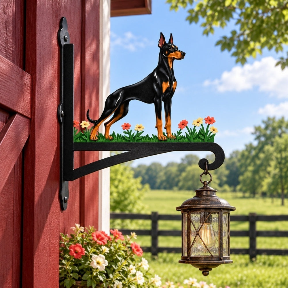 Hanging Basket Bracket – Doberman Pinscher