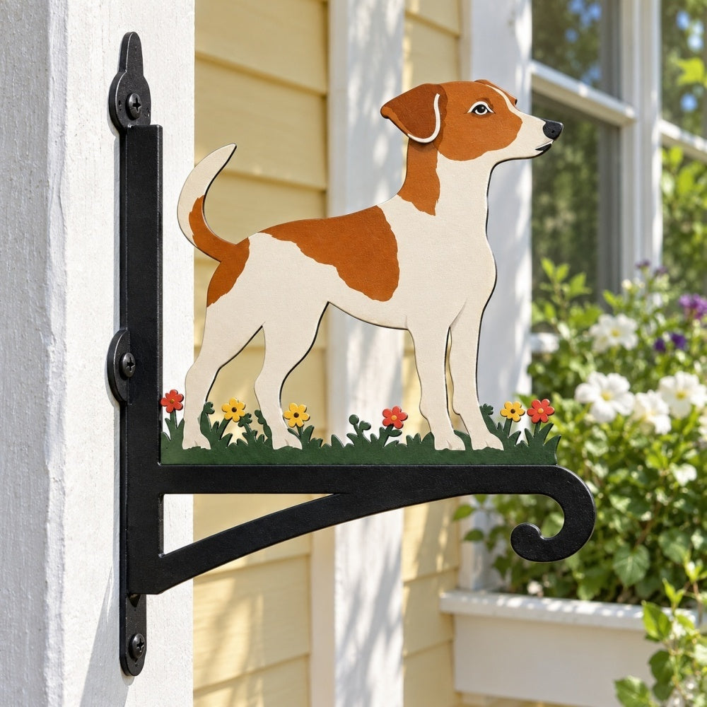 Hanging Basket Bracket – Jack Russell Terrier