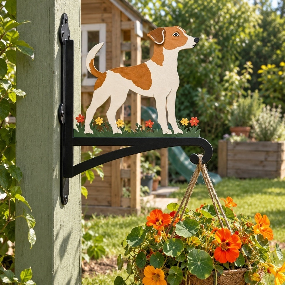 Hanging Basket Bracket – Jack Russell Terrier
