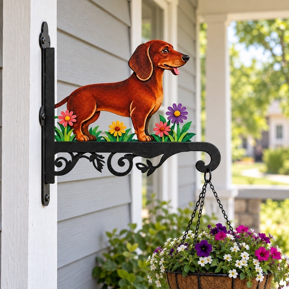Hanging Basket Bracket – Dachshund