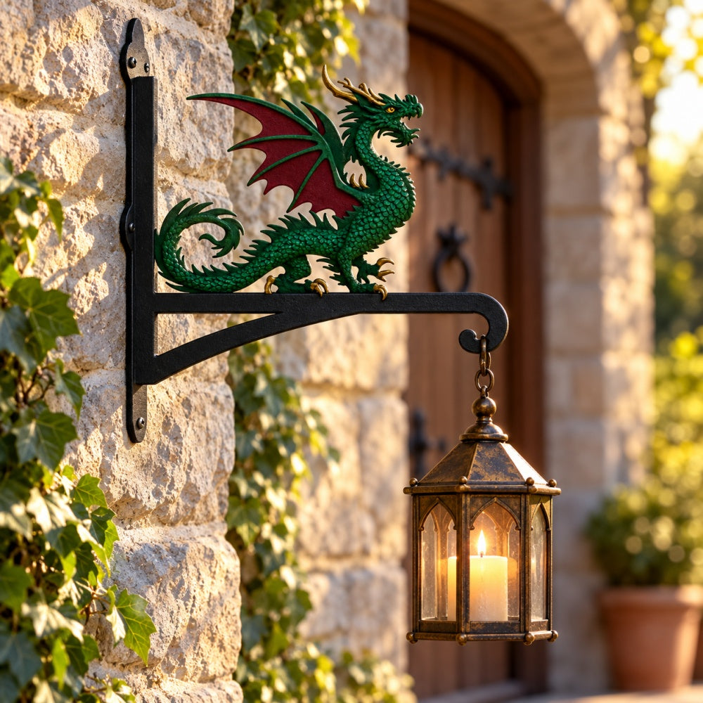 Hanging Basket Bracket – Gothic Dragon
