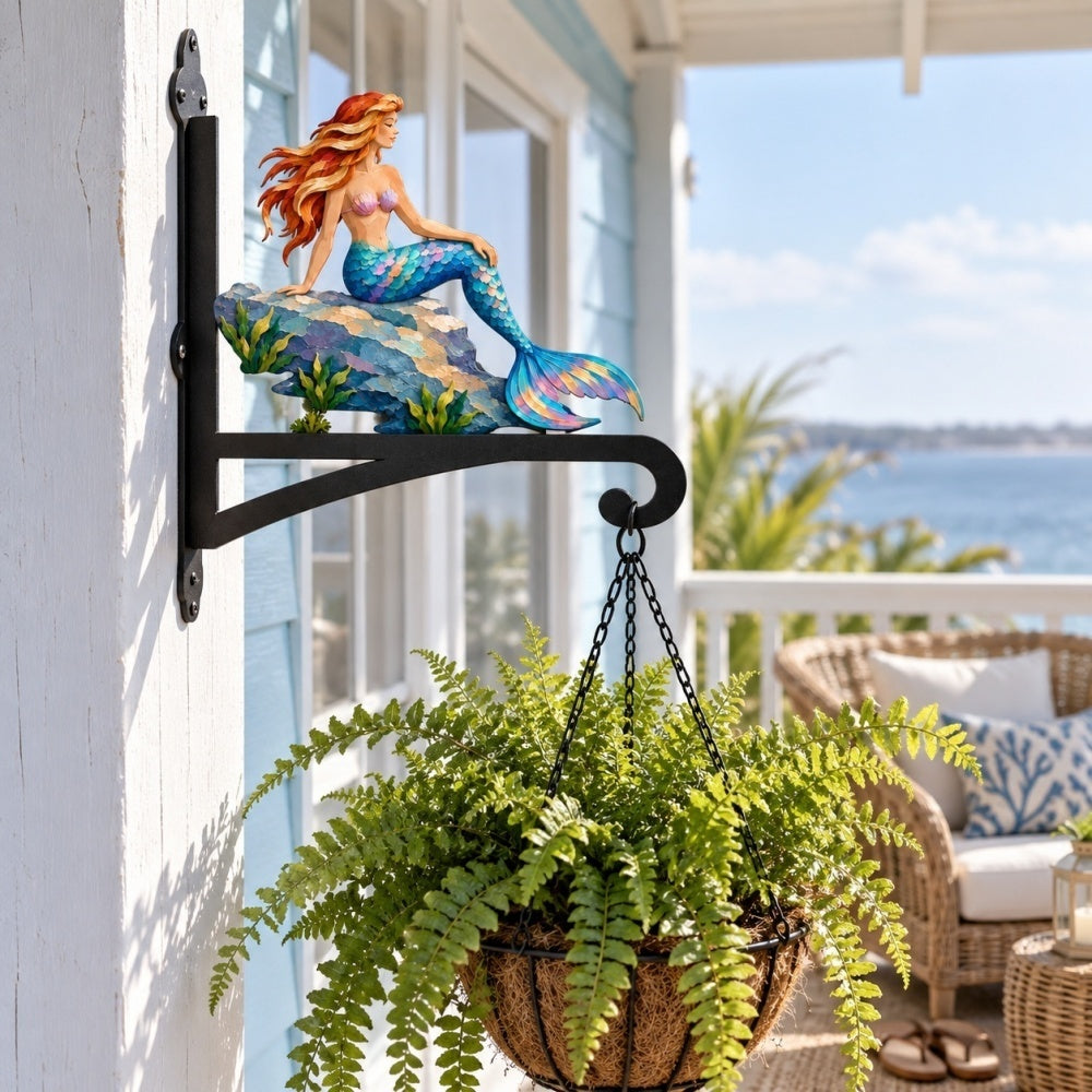 Hanging Basket Bracket – Beautiful Mermaid