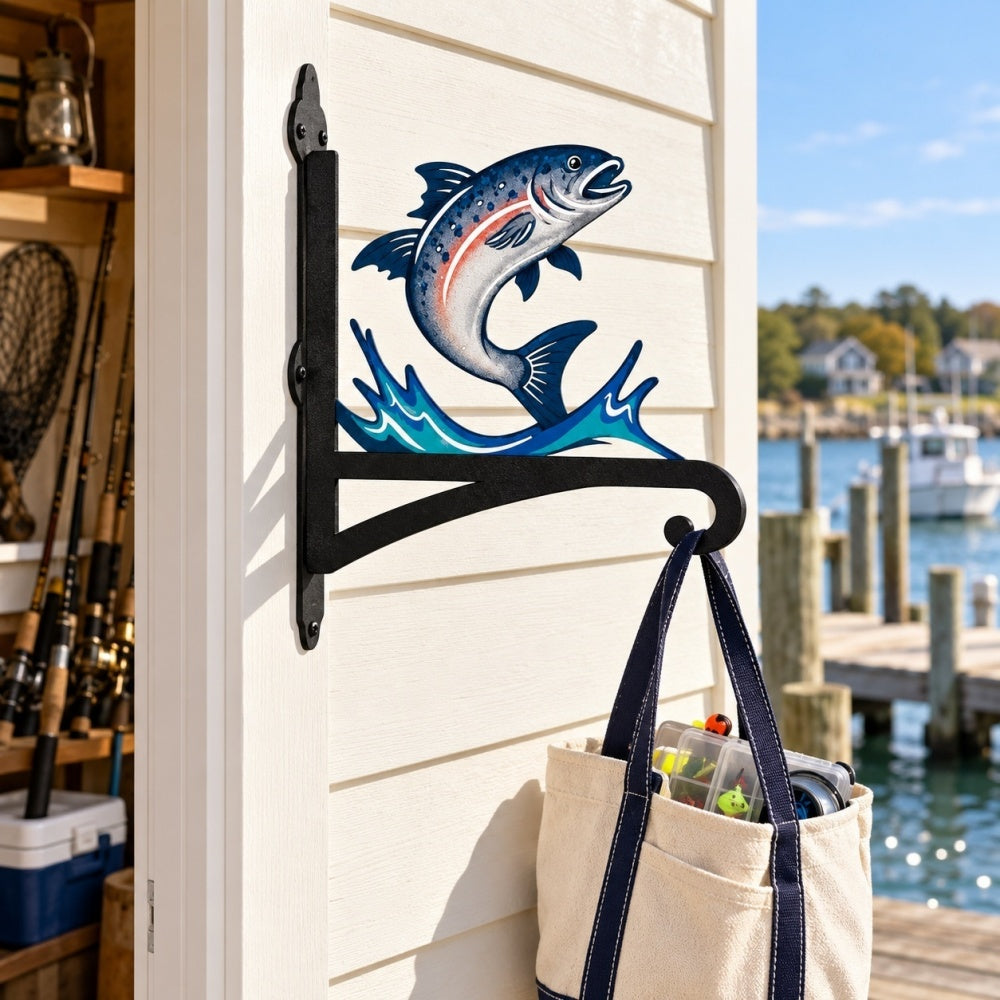 Hanging Basket Bracket – Jumping Salmon