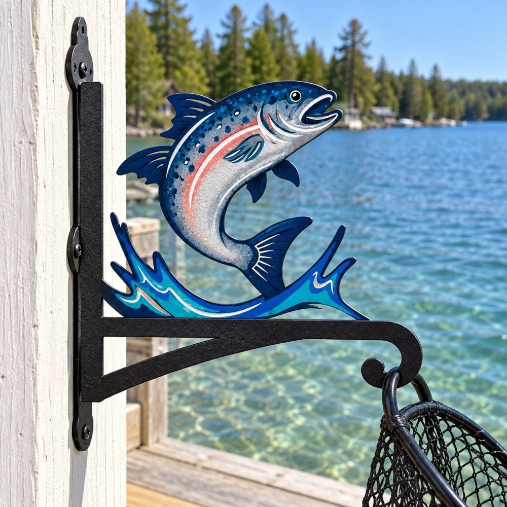 Hanging Basket Bracket – Jumping Salmon