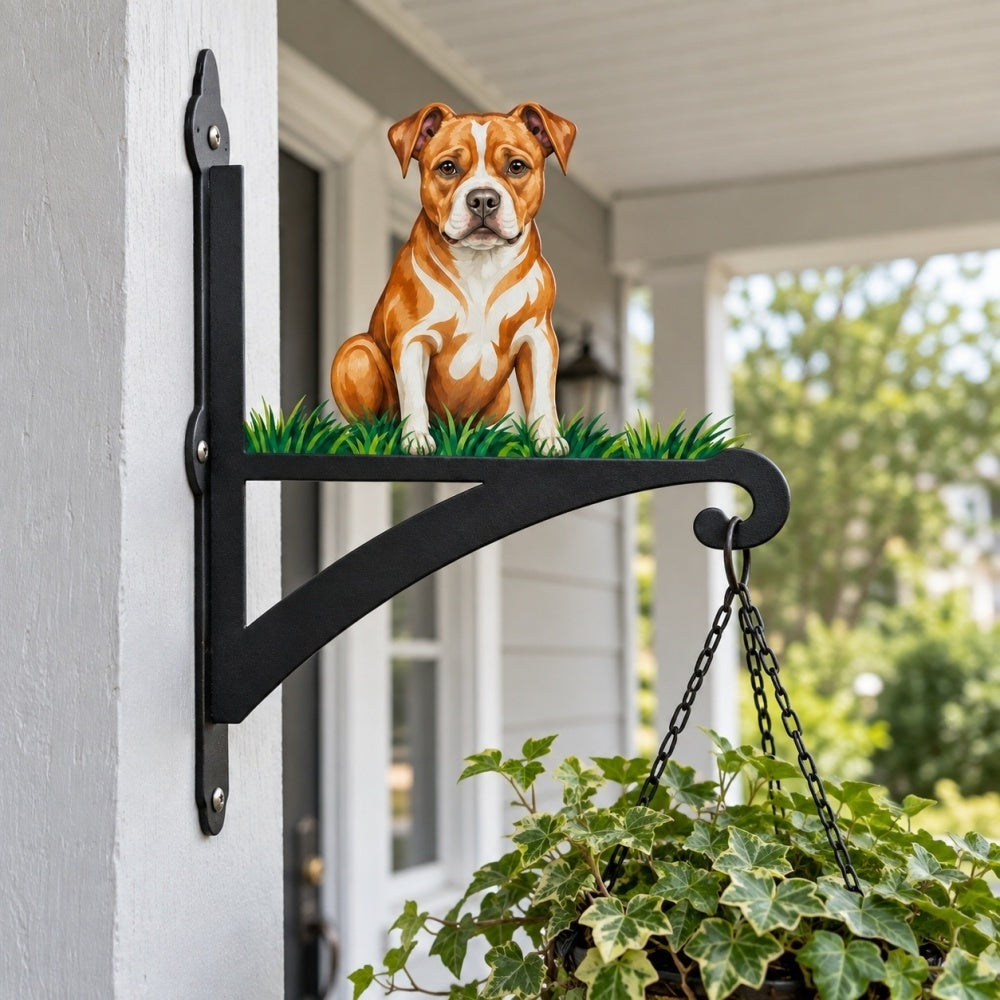 Hanging Basket Bracket – Staffordshire Bull Terrier