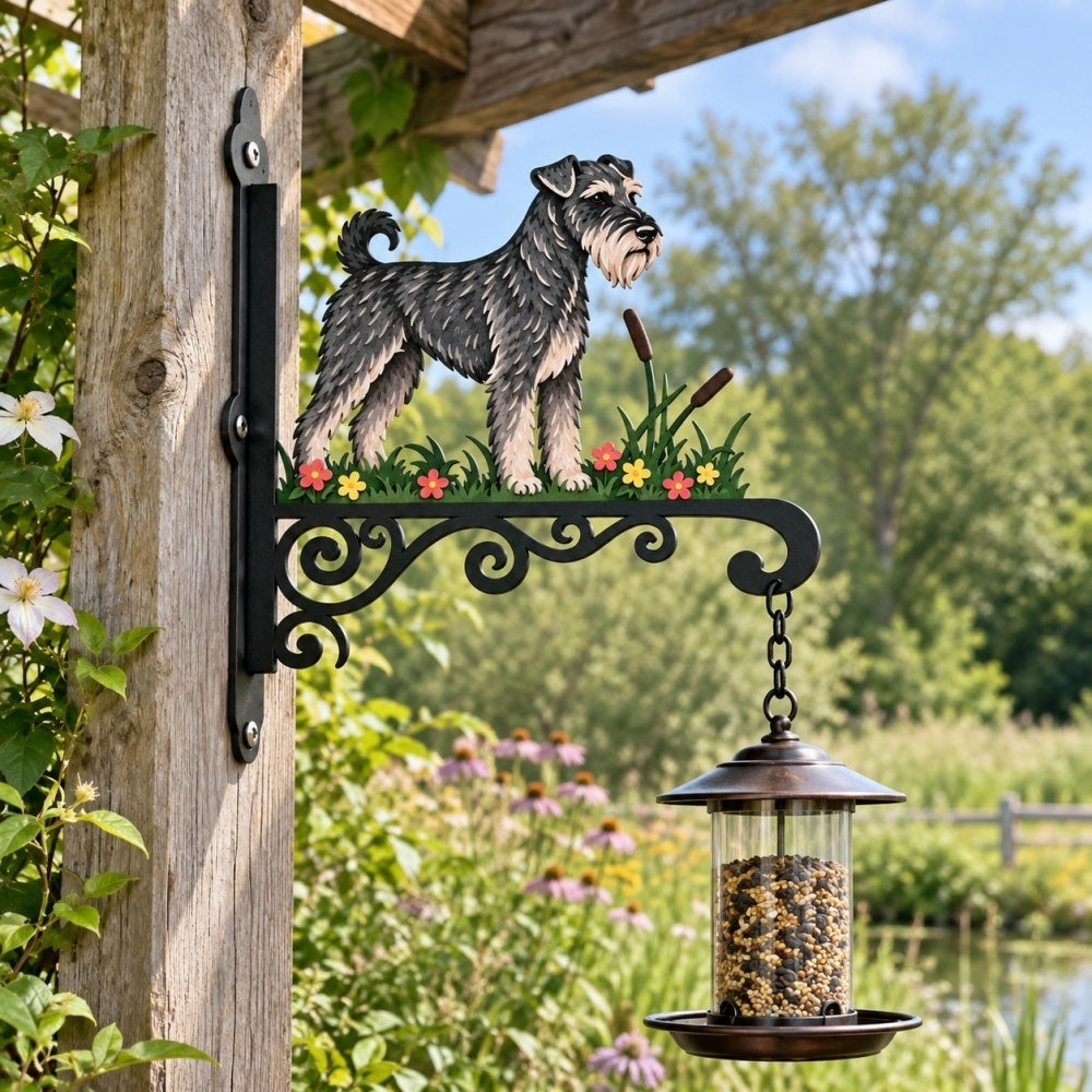 Hanging Basket Bracket – Airedale Terrier