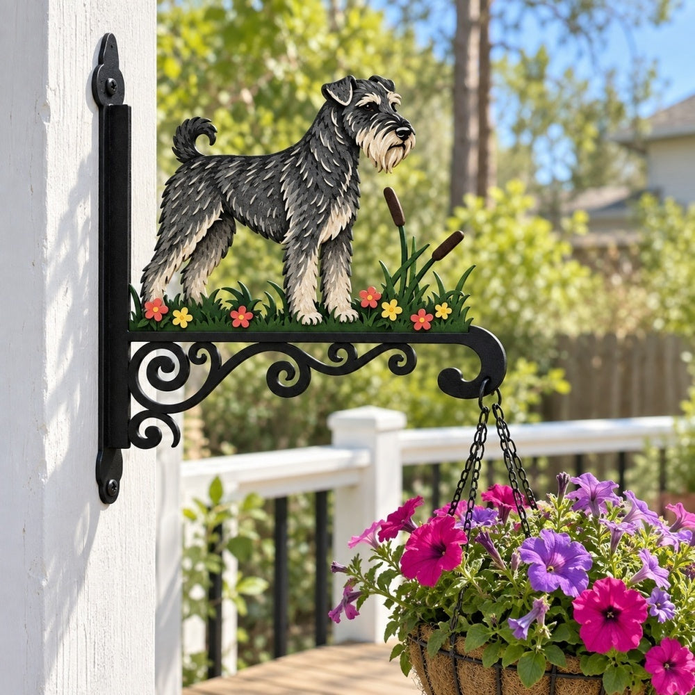 Hanging Basket Bracket – Airedale Terrier