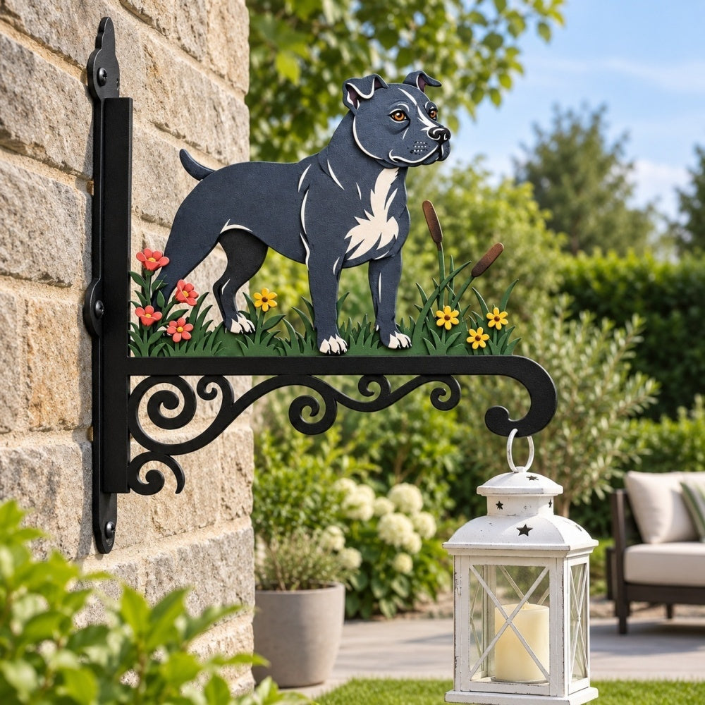 Hanging Basket Bracket – American Staffordshire Terrier