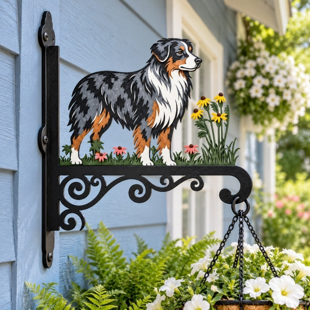 Hanging Basket Bracket – Australian Shepherd