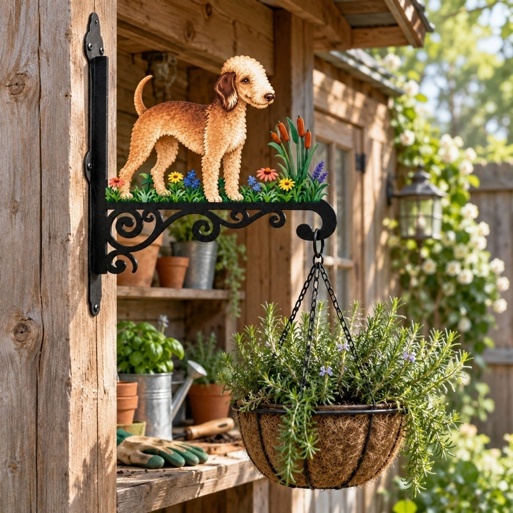 Hanging Basket Bracket – Bedlington Terrier