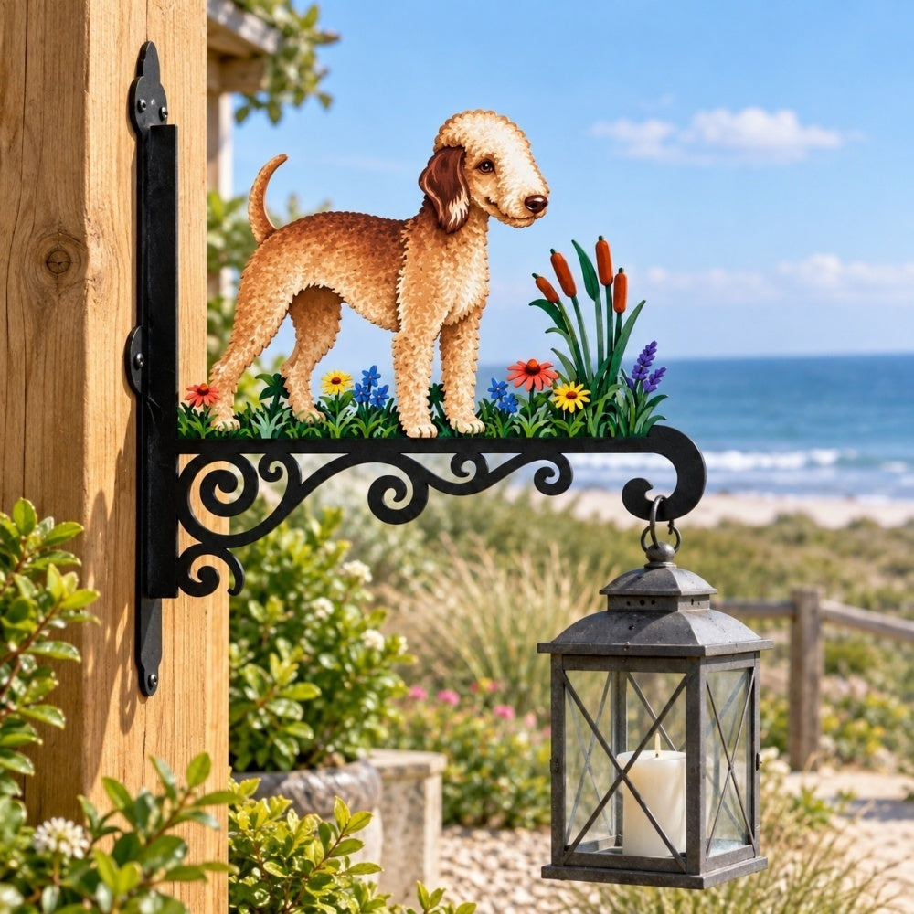 Hanging Basket Bracket – Bedlington Terrier