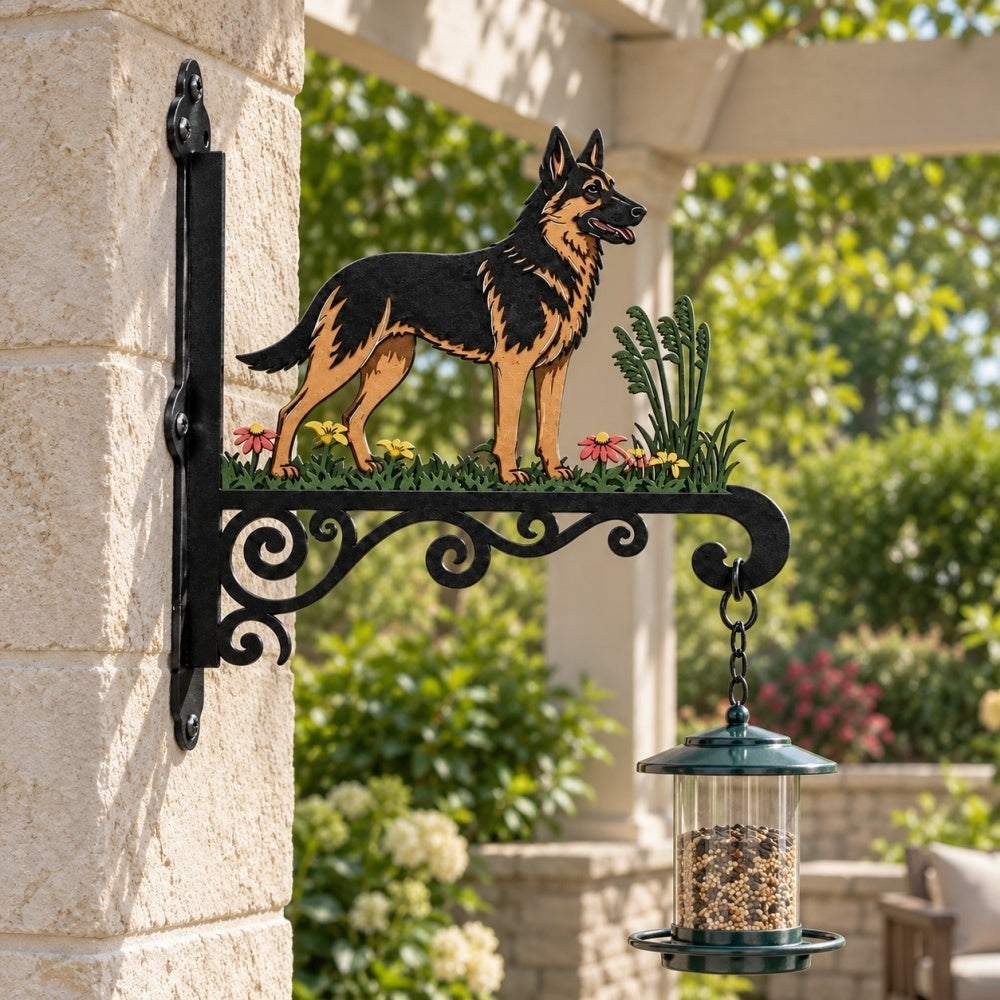 Hanging Basket Bracket – German Shepherd