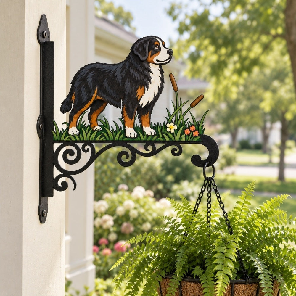 Hanging Basket Bracket – Bernese Mountain Dog