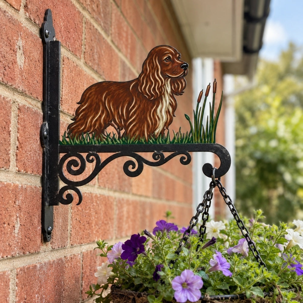 Hanging Basket Bracket – Cocker Spaniel