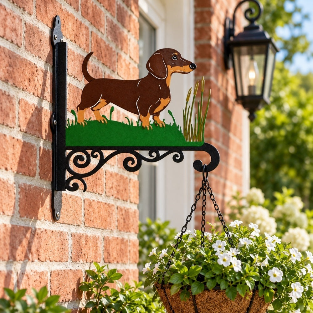 Hanging Basket Bracket – Dachshund