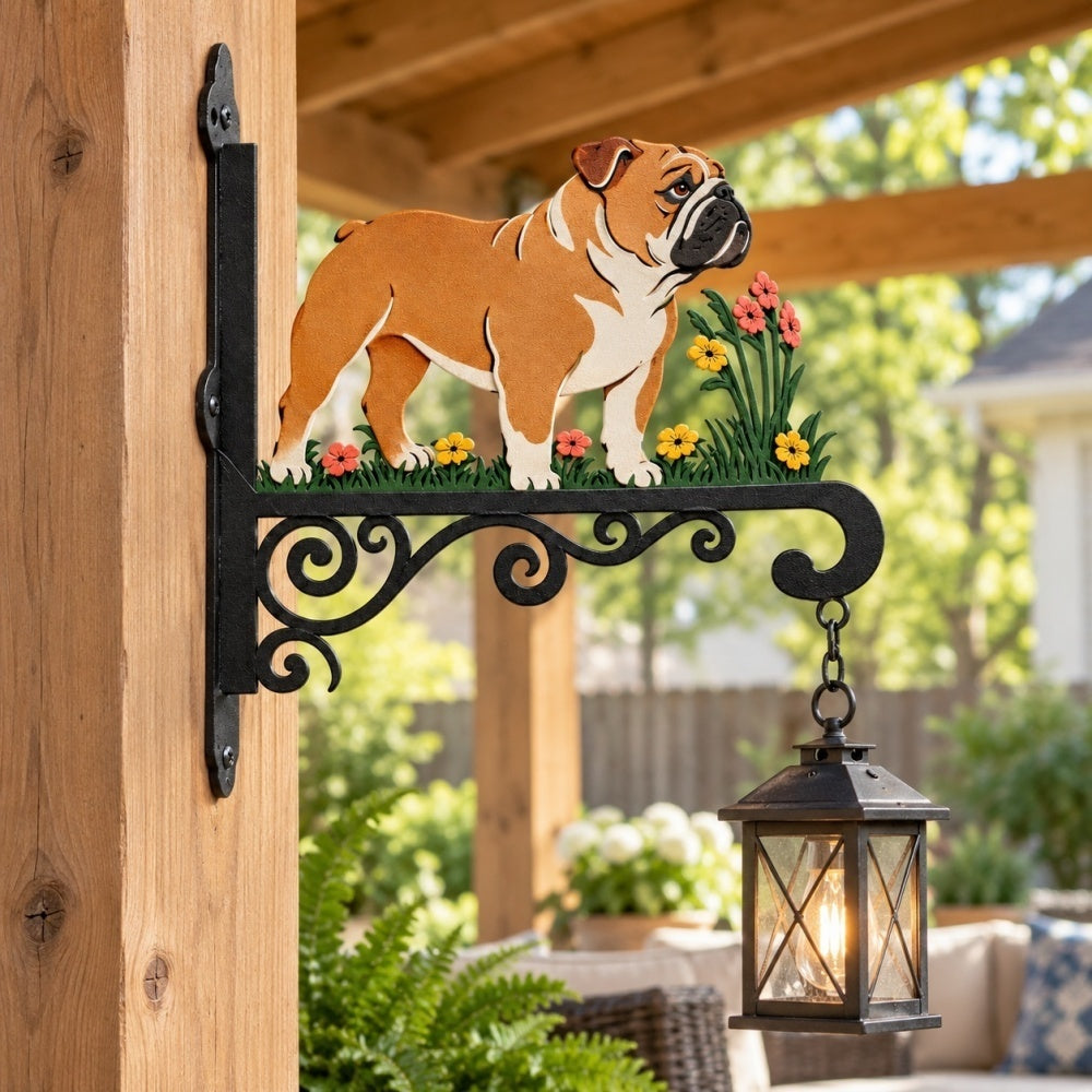 Hanging Basket Bracket – English Bulldog