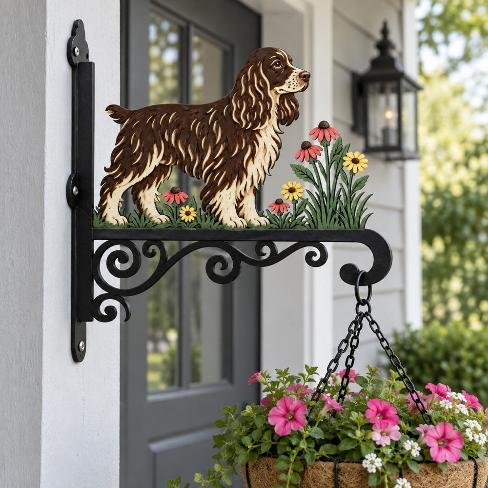 Hanging Basket Bracket – Cocker Spaniel