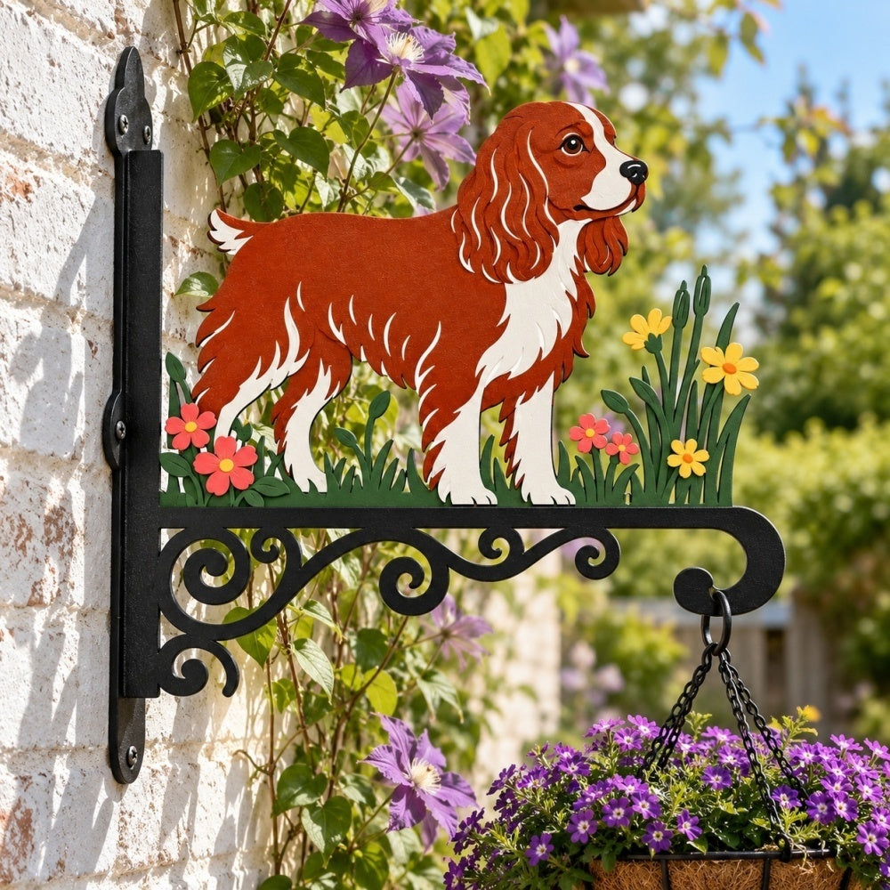 Hanging Basket Bracket – English Springer Spaniel