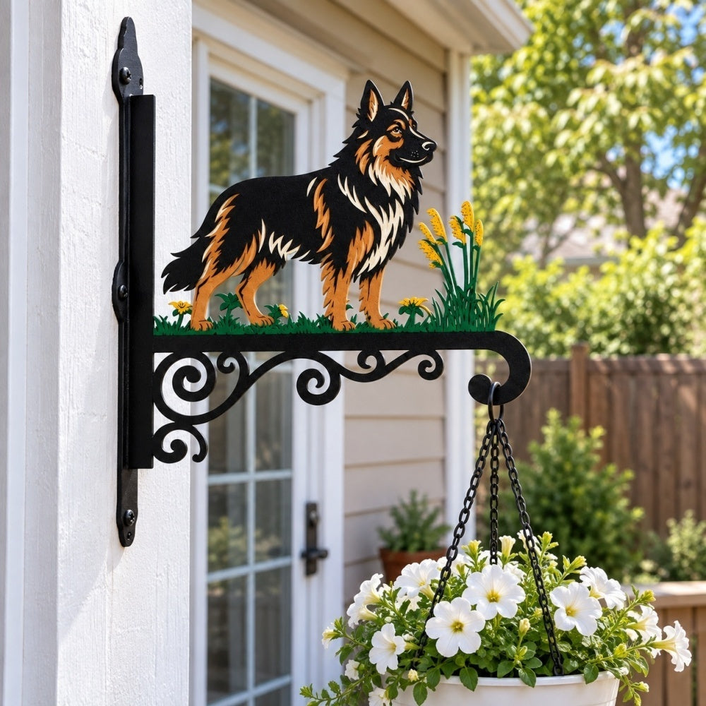 Hanging Basket Bracket – German Shepherd