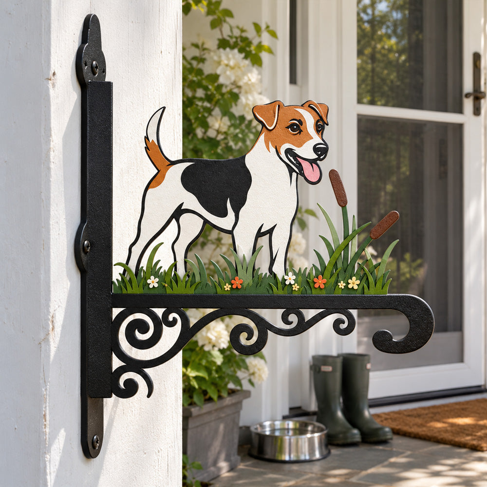 Hanging Basket Bracket – Jack Russell Terrier
