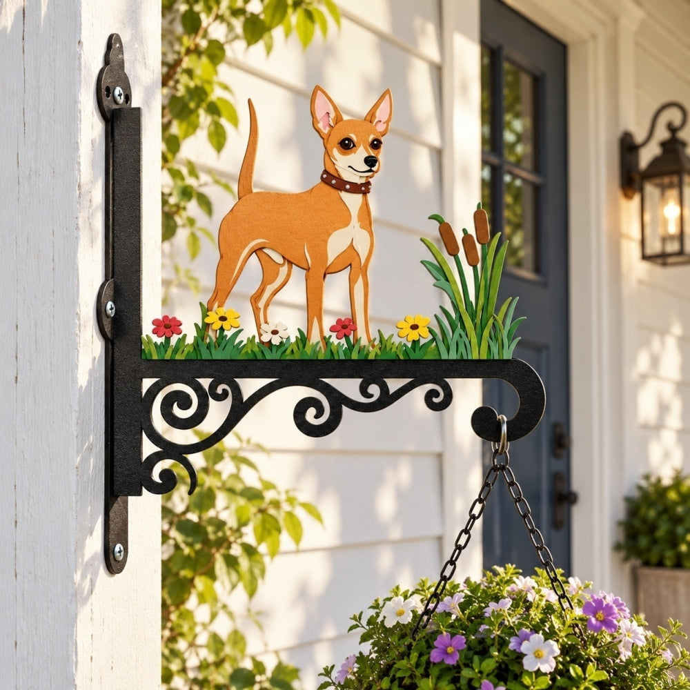 Hanging Basket Bracket – Miniature Pinscher