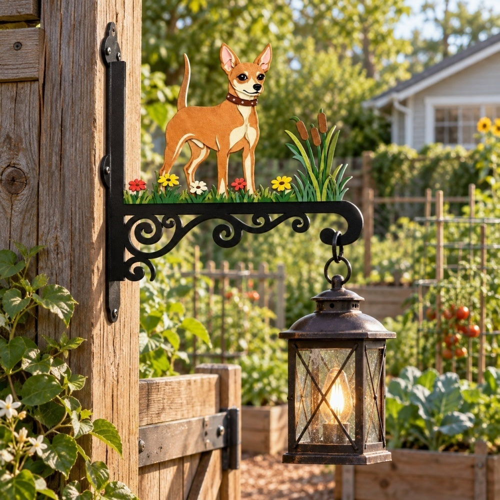 Hanging Basket Bracket – Miniature Pinscher