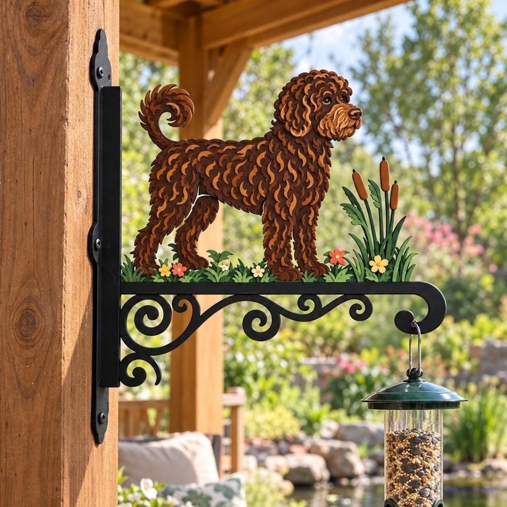 Hanging Basket Bracket – Portuguese Water Dog