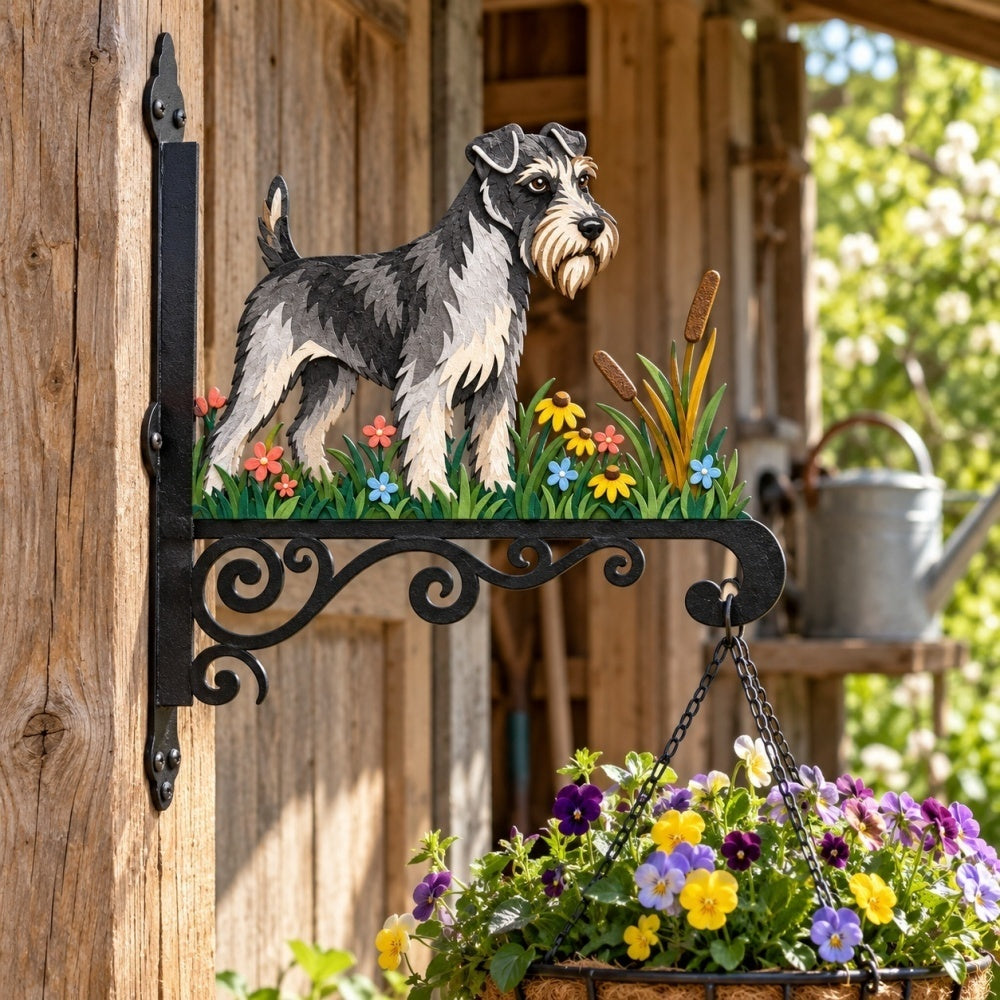 Hanging Basket Bracket – Soft Coated Wheaten Terrier