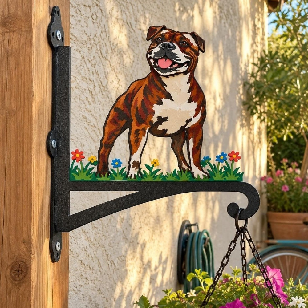 Hanging Basket Bracket – Staffordshire Bull Terrier
