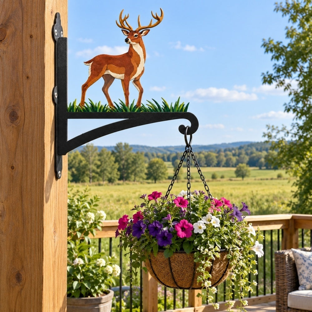 Hanging Basket Bracket – Reindeer