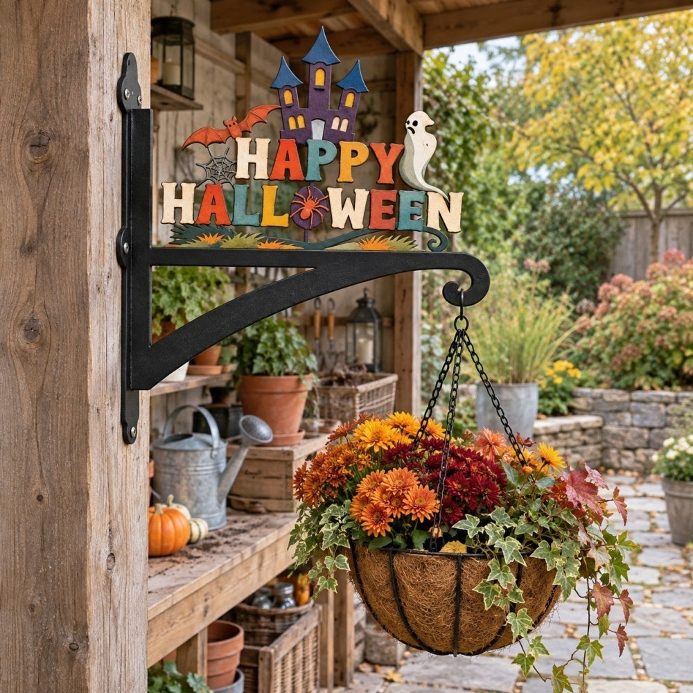 Hanging Basket Bracket – Happy Halloween Haunted Castle