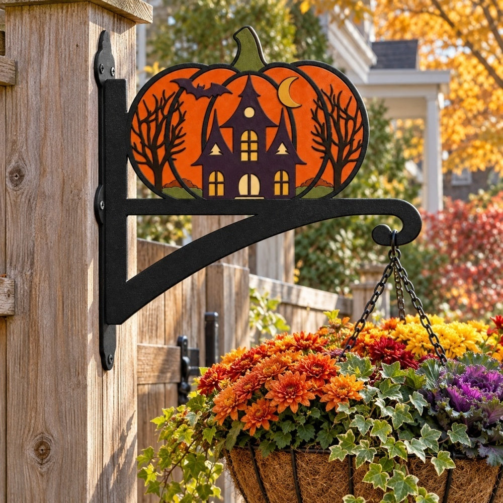 Hanging Basket Bracket – Haunted Pumpkin Castle