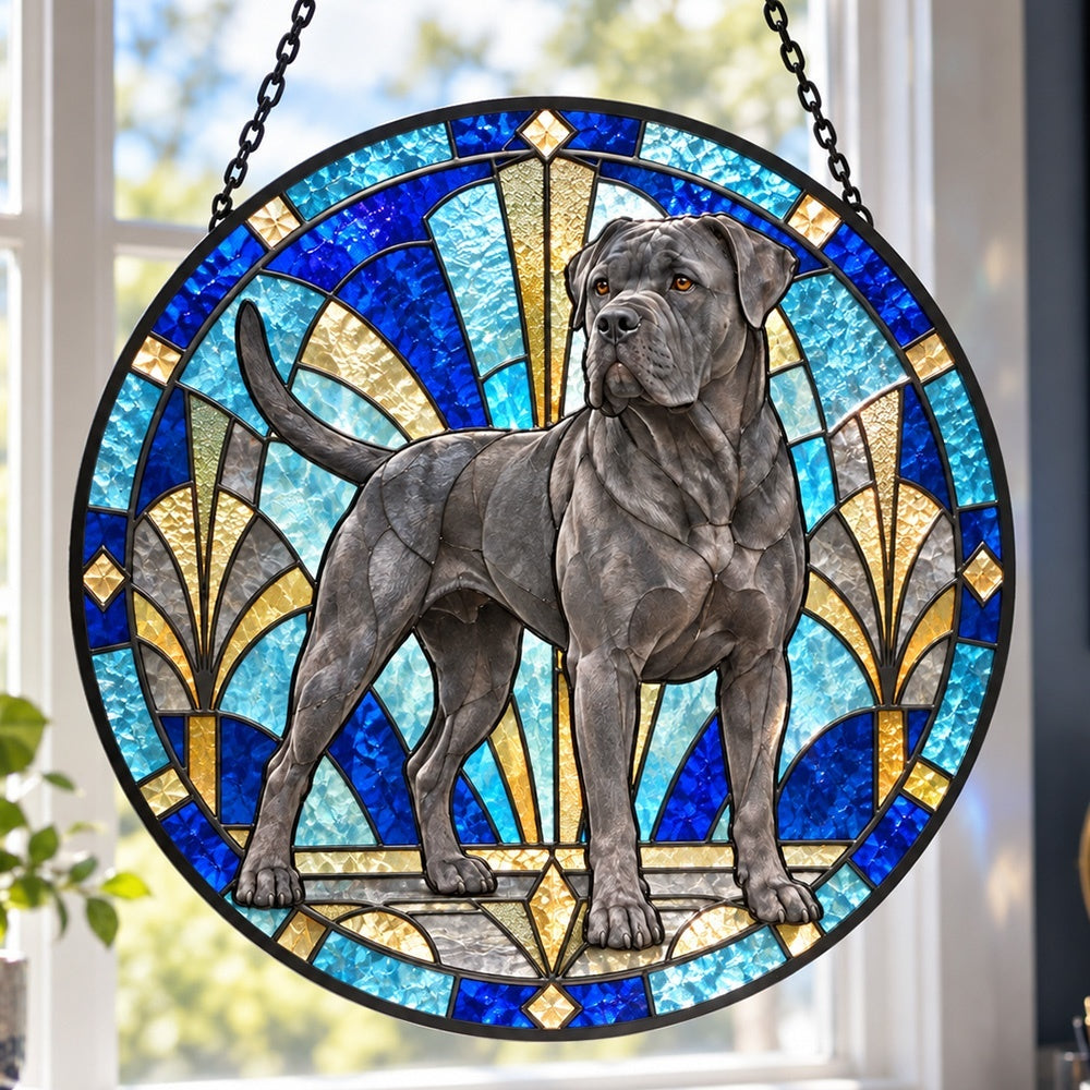 Stained Glass Suncatcher – Cane Corso