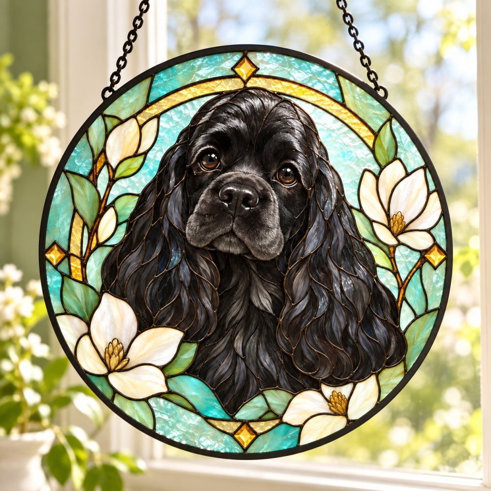 Stained Glass Suncatcher – Cocker Spaniel