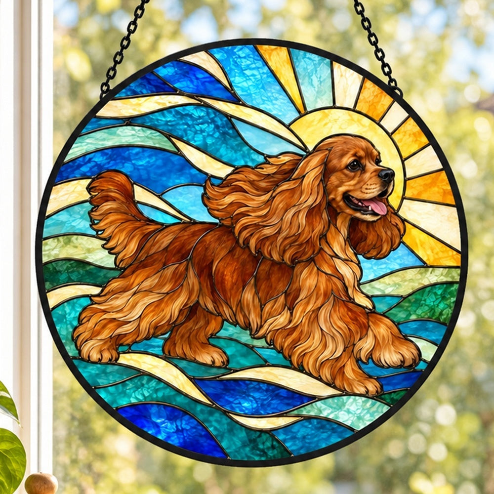 Stained Glass Suncatcher – Cocker Spaniel