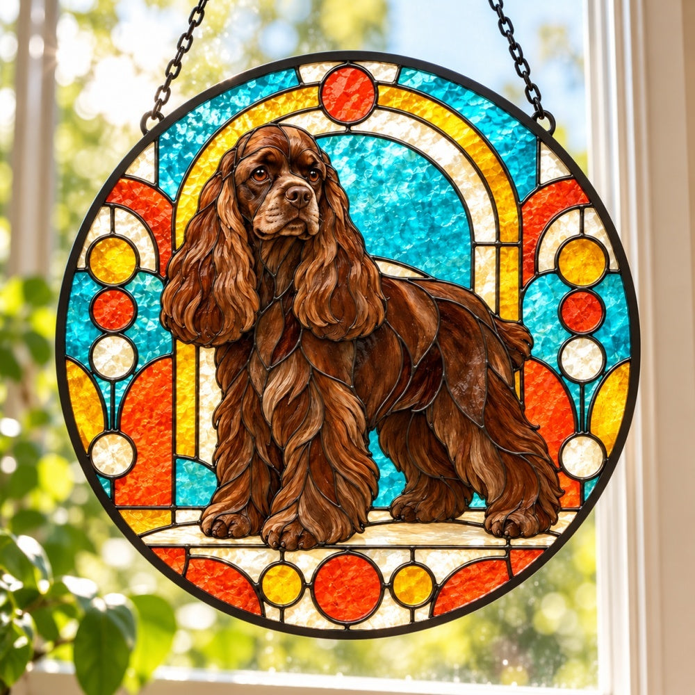 Stained Glass Suncatcher – Cocker Spaniel