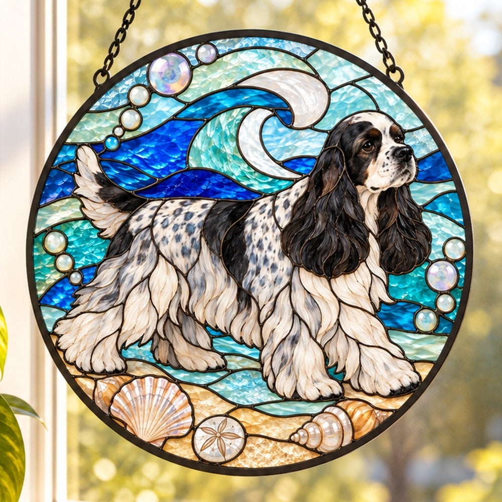 Stained Glass Suncatcher – Cocker Spaniel