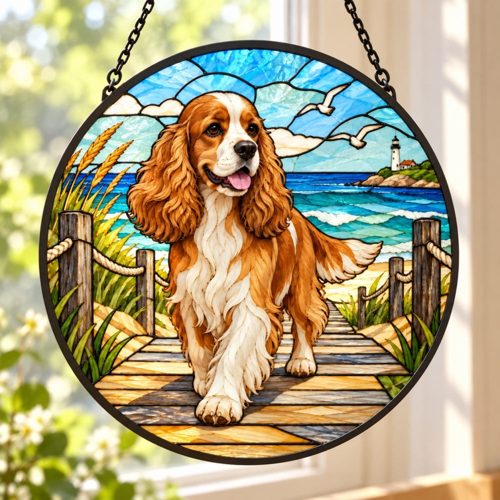 Stained Glass Suncatcher – Cocker Spaniel