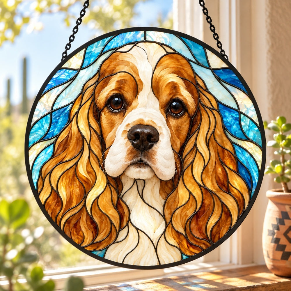 Stained Glass Suncatcher – Cocker Spaniel