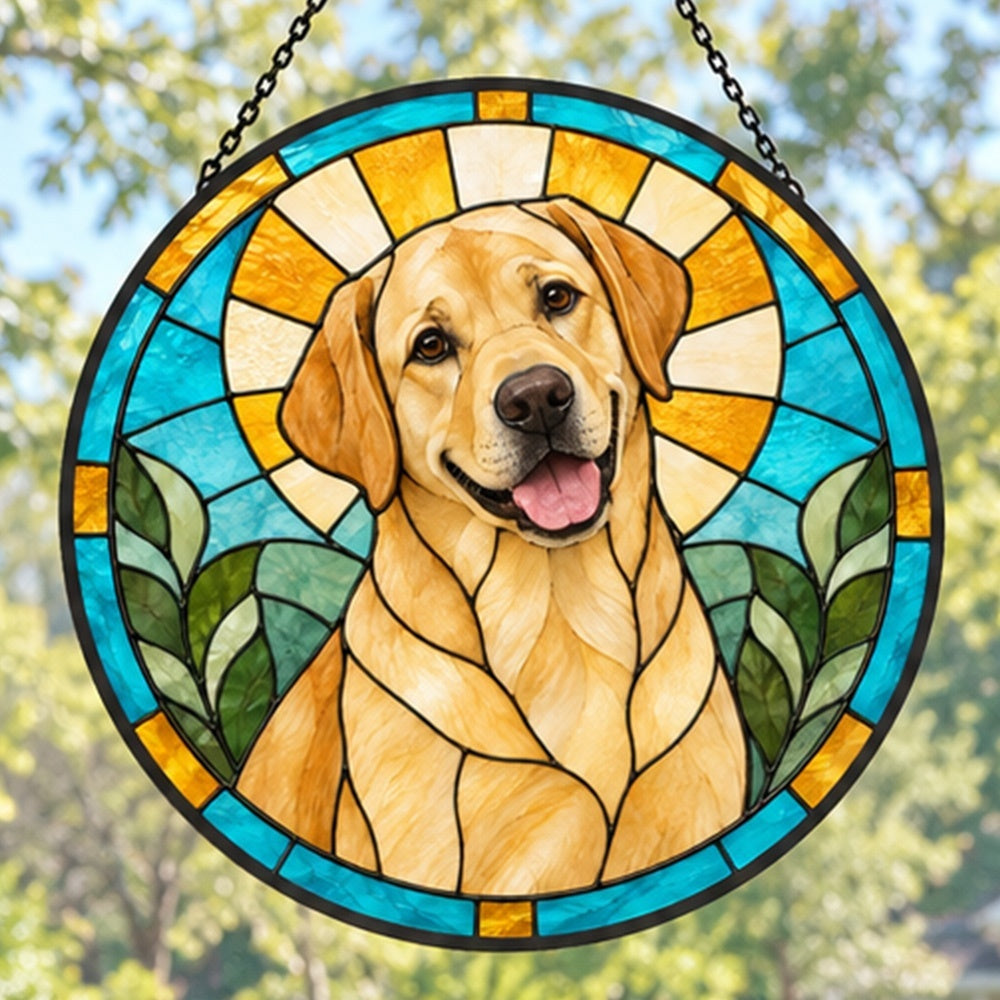 Stained Glass Suncatcher – Labrador