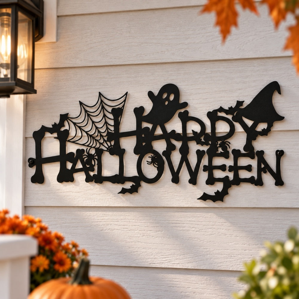 Metal Wall Art - Happy Halloween
